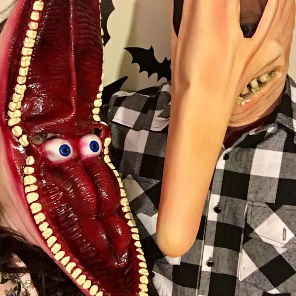 Trendy Halloween Movie Inspired Beetlejuice Mask
