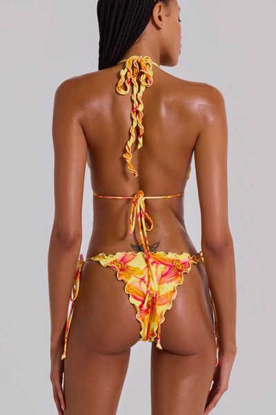 Nuwerwetse Holuit Blomdruk Bikini-stel