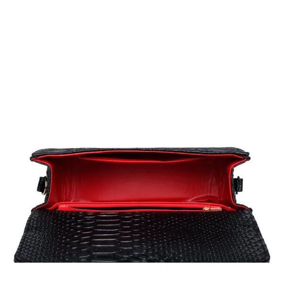 Trendy Crocodile Inspired Handbag Purse