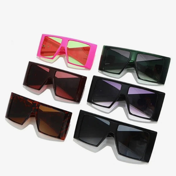 New Fashion Brand Y2K Square Sunglasses for Women Unique Oversized Design Hip Hop Men Sun Glasses Ladies Travel Eyewear Shades