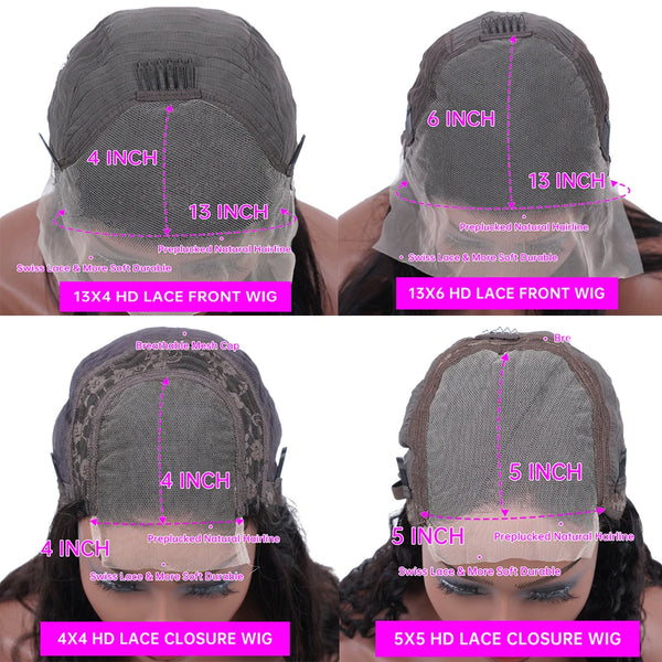 Trendy Reddish Frontal Brazilian Hair Lace Wig