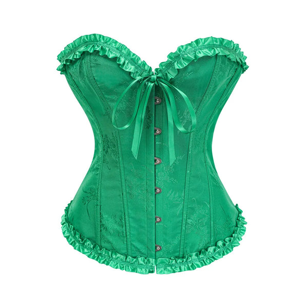 Trendy Ruffled Bustier Corset