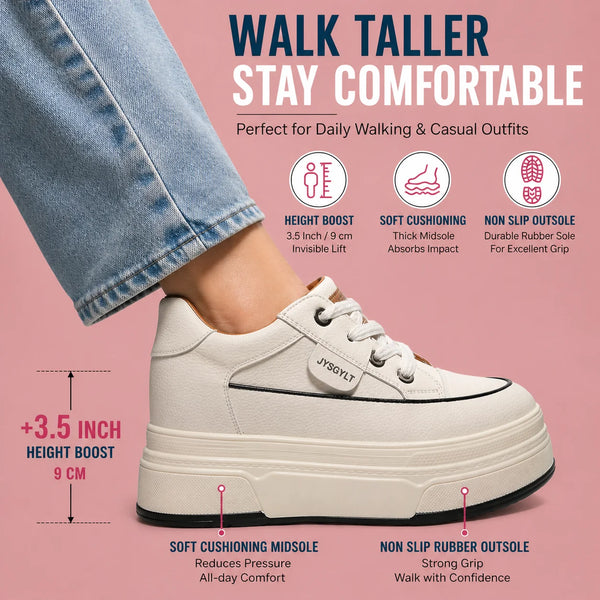 Trendy High Heel Platform Sneaker Shoes