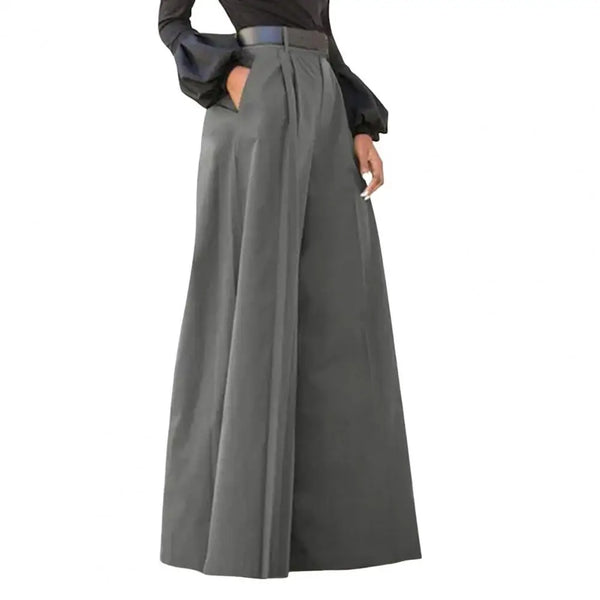 Trendy High Waist Wide Leg Loose Pants