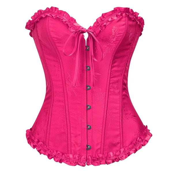 Trendy Ruffled Bustier Corset