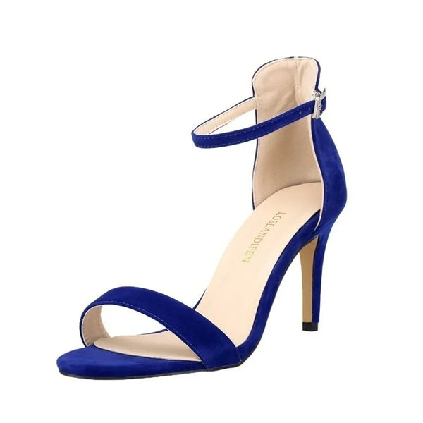 Trendy Open Toe Single Thin Heel Pumps