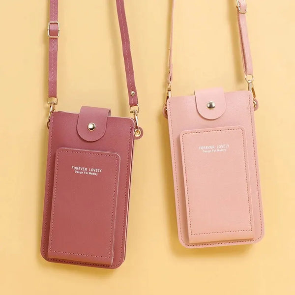 Trendy Crossbody Messenger Soft Leather Purse