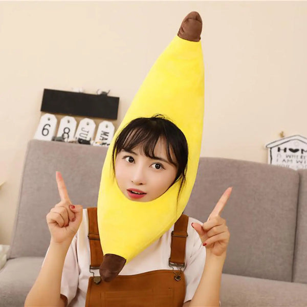 Trendy Banana Face Halloween Mask Costume