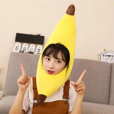 Trendy Banana Face Halloween Mask Costume