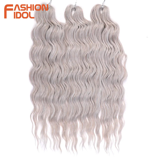 Trendy 24 Inch Deep Water Wave Ombre Hair