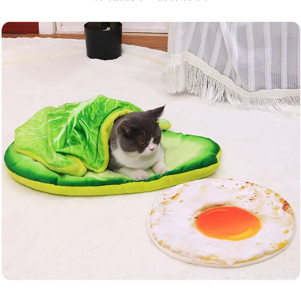 Trendy Printed Blanket And Mats For Cat And Dog Sleeping