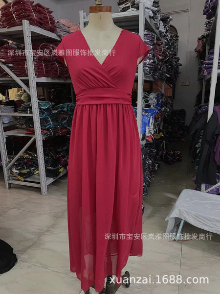 Trendy Chiffon Formal Maxi Dress
