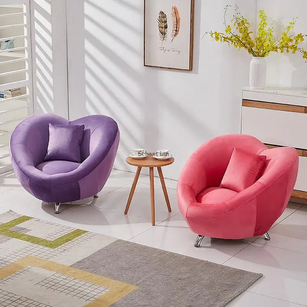 Trendy Heart Shaped Single Chair