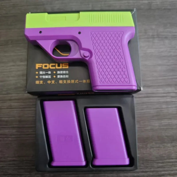 Trendy Stoner Banger Lighter Set With Storage Magazine