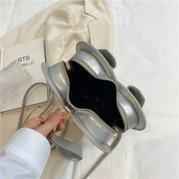 Trendy Tuxedo Inspired Crossbody Handbag