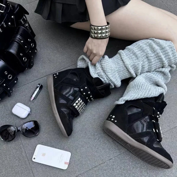 Trendy Retro Inspired Punk Sneakers