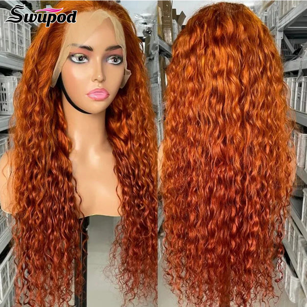 Trendy Transparent HD Lace Front Deep Wave Human Hair Wig