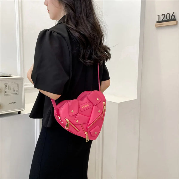 Trendy Tuxedo Inspired Crossbody Handbag
