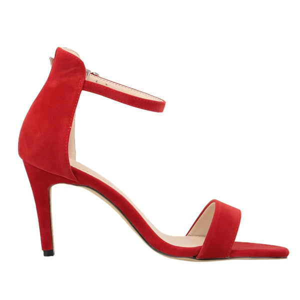 Trendy Open Toe Single Thin Heel Pumps