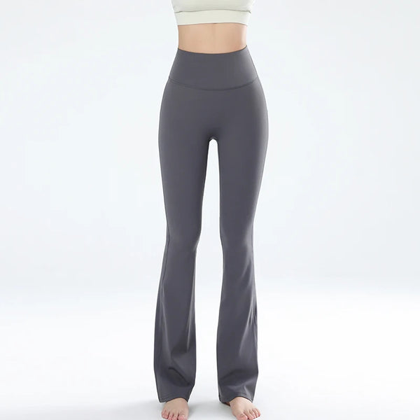 Trendy Yoga High Waist FlaredLeg Pants