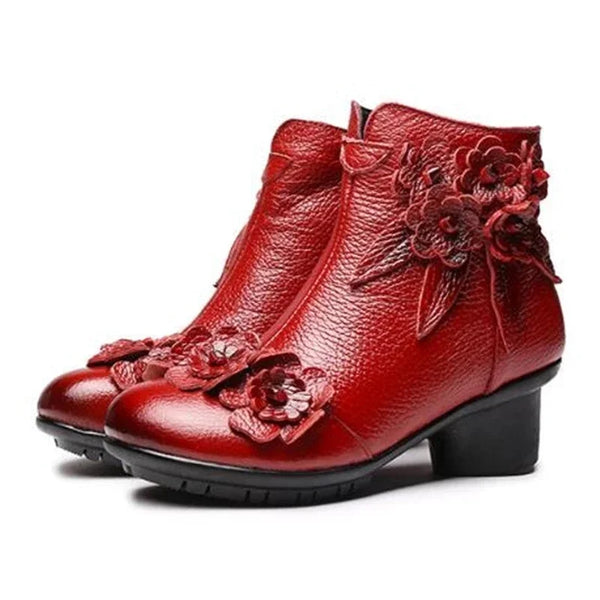 Trendy Genuine Leather Non Slip Mary Jane Inspired Shoes