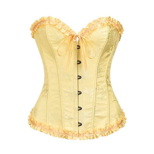 Trendy Ruffled Bustier Corset