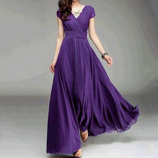 Trendy Chiffon Formal Maxi Dress