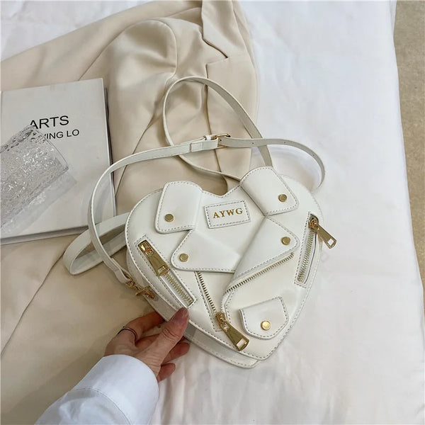 Trendy Tuxedo Inspired Crossbody Handbag