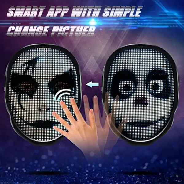 Trendy Programmable Face LED Light Mask