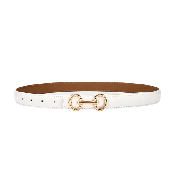 Trendy Leather Fashion Buckle  Belt