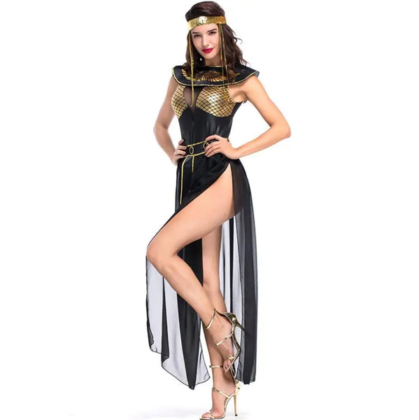 Trendy Halloween Medieval Egyptian Dress