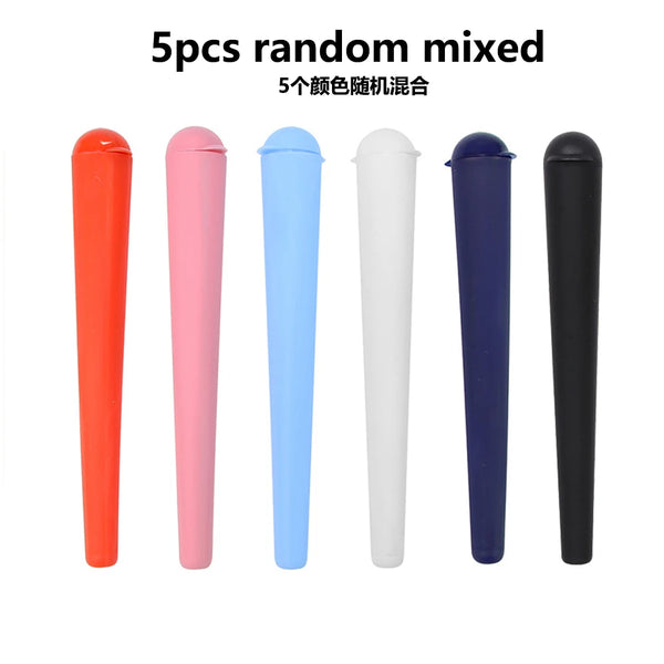 Trendy 5/10Pcs Plastic Tube 118MM King Size Storage Sealing Container