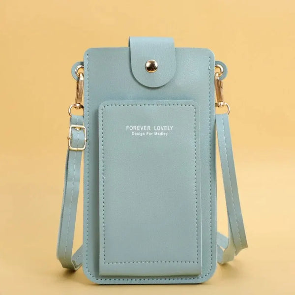 Trendy Crossbody Messenger Soft Leather Purse