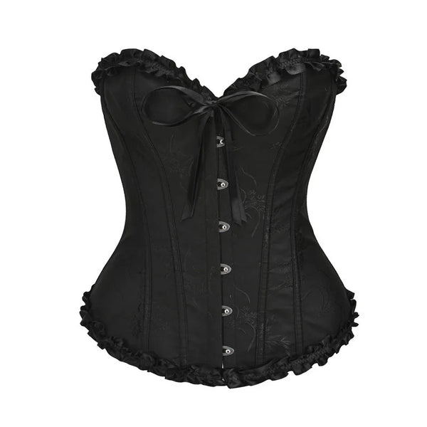 Trendy Ruffled Bustier Corset