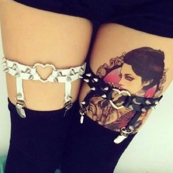 Trendy Leather Thigh Garters Harness Leg Strap