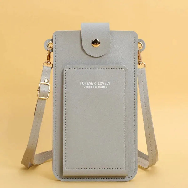 Trendy Crossbody Messenger Soft Leather Purse