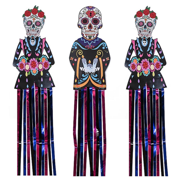 Trendy Day of the Dead Porch Halloween  Outdoor Decor