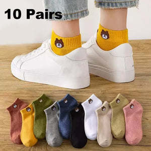 Trendy Comfy Bear Pattern Socks