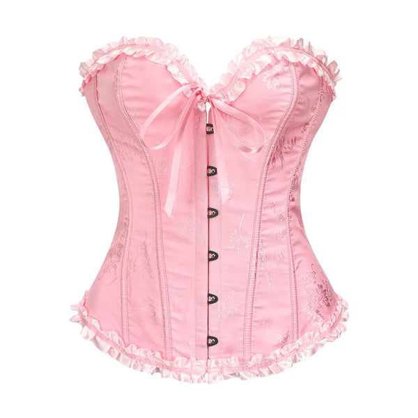 Trendy Ruffled Bustier Corset