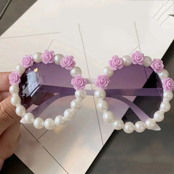 Charming Flower Fashion Cat Eye Sunglasses Women Oculos Vintage Cat Eyes Glasses Brand Designer Men Eyeglasses Shades UV400 O259
