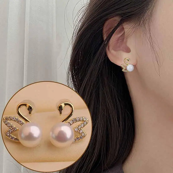 925 Silver Needle Korean Fashion Crystal Heart Earrings For Women Jewelry 2025 Trending New Luxury Women's Hoop Earrings Brincos