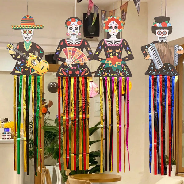 Trendy Day of the Dead Porch Halloween  Outdoor Decor