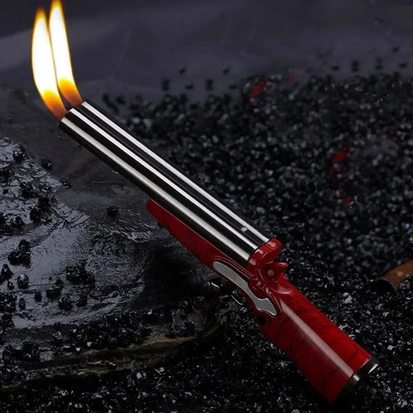 Trendy Double Flame Mini Gun Torch Lighter