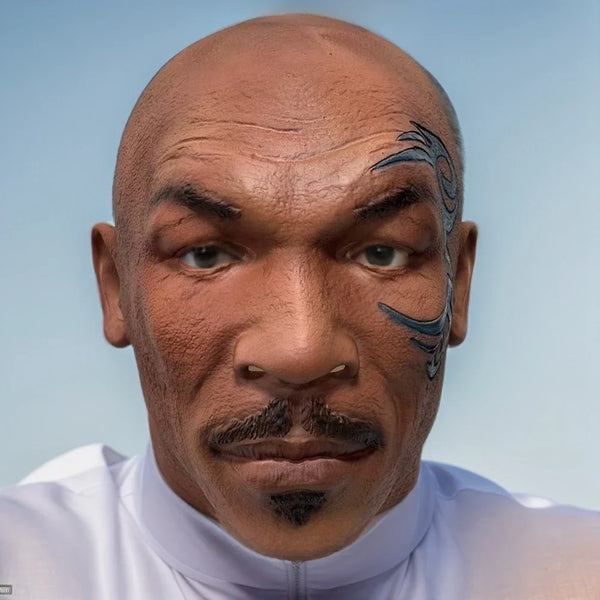 Trendy Boxing Champion Mike Tyson Realistic Halloween Mask