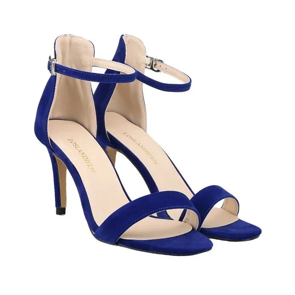 Trendy Open Toe Single Thin Heel Pumps
