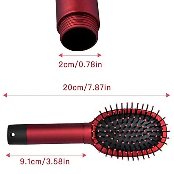 Trendy Secret Stash Hair Comb Brush Safe