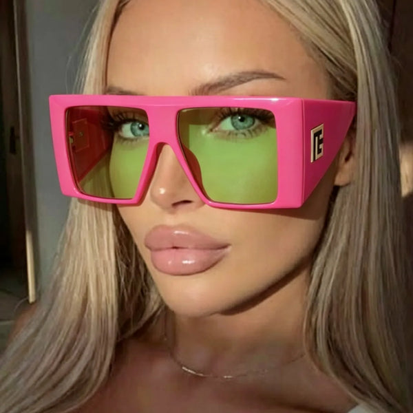 New Fashion Brand Y2K Square Sunglasses for Women Unique Oversized Design Hip Hop Men Sun Glasses Ladies Travel Eyewear Shades