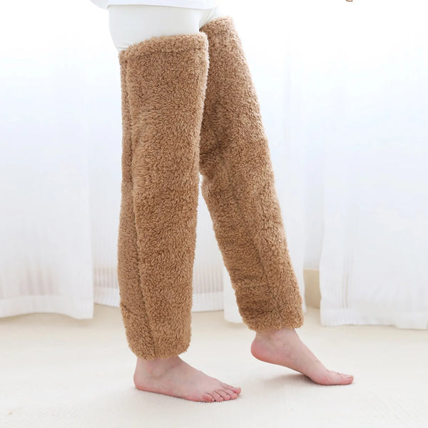 Trendy Long Plush Fleece Knee High Socks