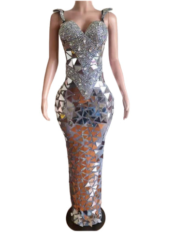 Trendy Stunning Sequin Rhinestone Formal Dress