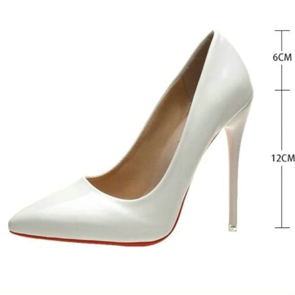 Trendy Red Sole High Pointed Toe Heels
